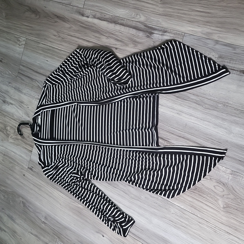 Rickis Jersey Striped Blazer, Size M